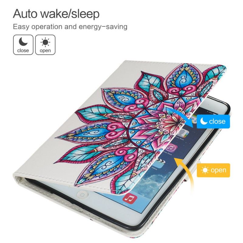 Läderfodral Samsung Galaxy Tab A 8" (2019) Mobilskal Mandala