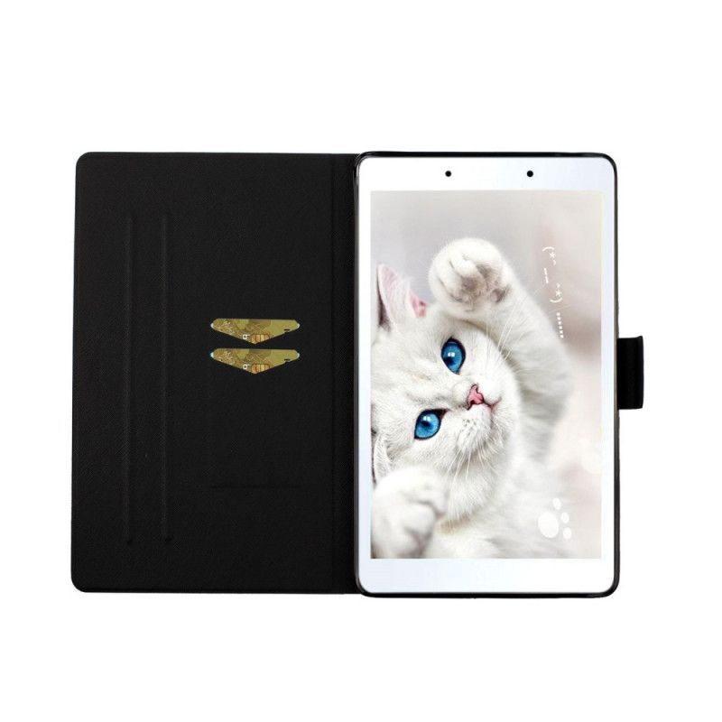 Skyddsfodral Samsung Galaxy Tab A 8" (2019) Svart Marmorerat Mönster