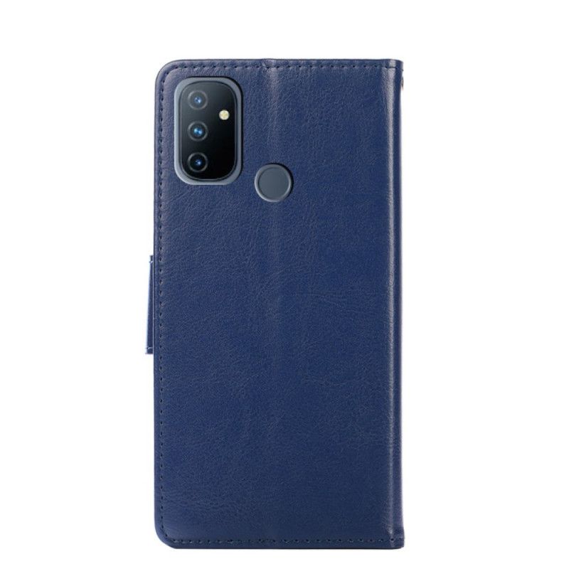 Fodral OnePlus Nord N100 Svart Färgläderstil