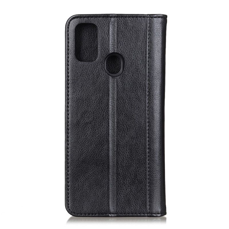 Folio-fodral för OnePlus Nord N100 Svart Elegant Splitlitchiläder