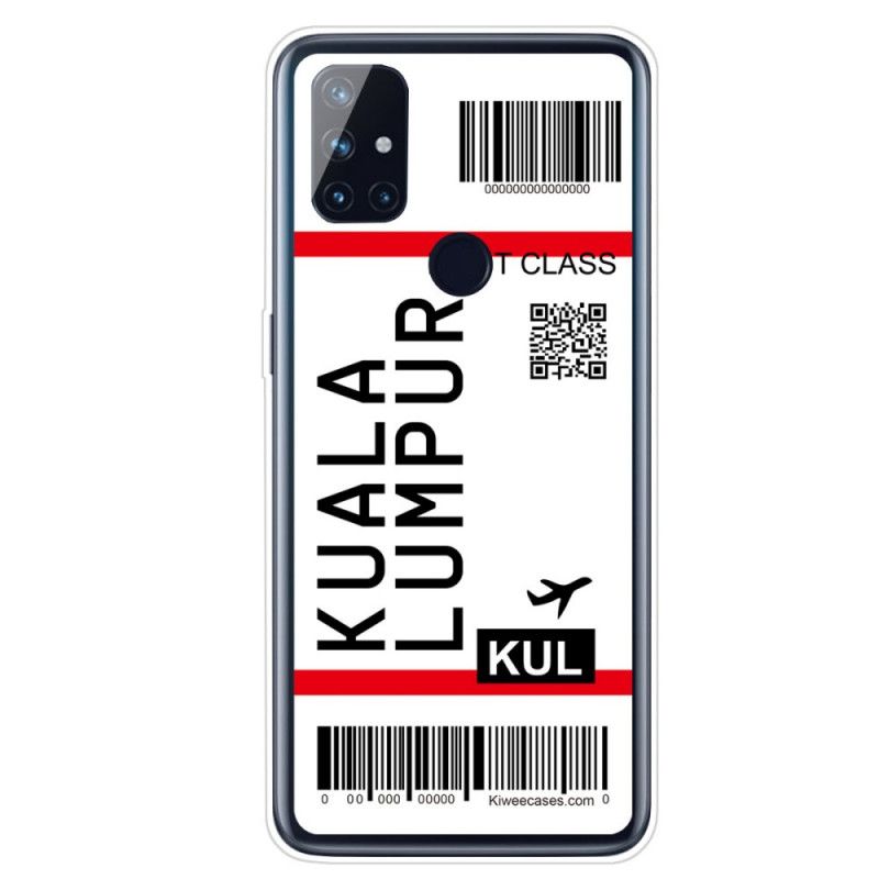 Skal OnePlus Nord N100 Ombordstigningskort Till Kuala Lumpur