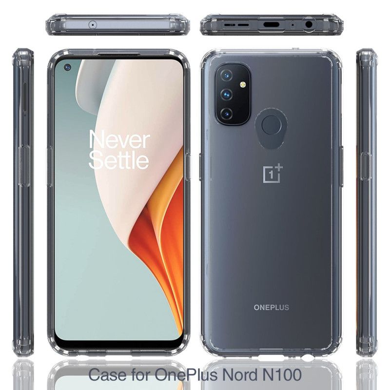 Skal OnePlus Nord N100 Transparent Hybriddesign