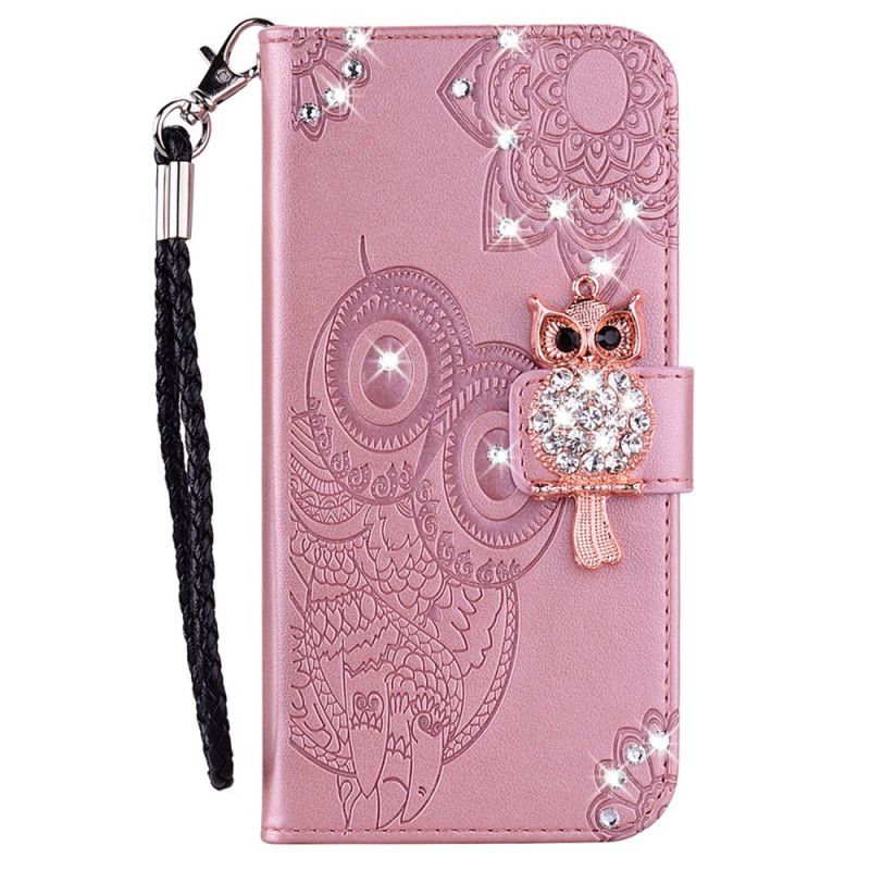 Fodral Xiaomi Redmi Note 13 Pro Plus 5g Owl Lanyard Charm