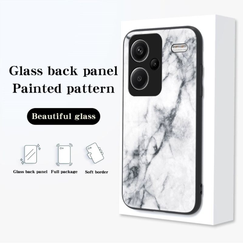 Skal Xiaomi Redmi Note 13 Pro Plus 5g Emerald Marble Härdat Glas