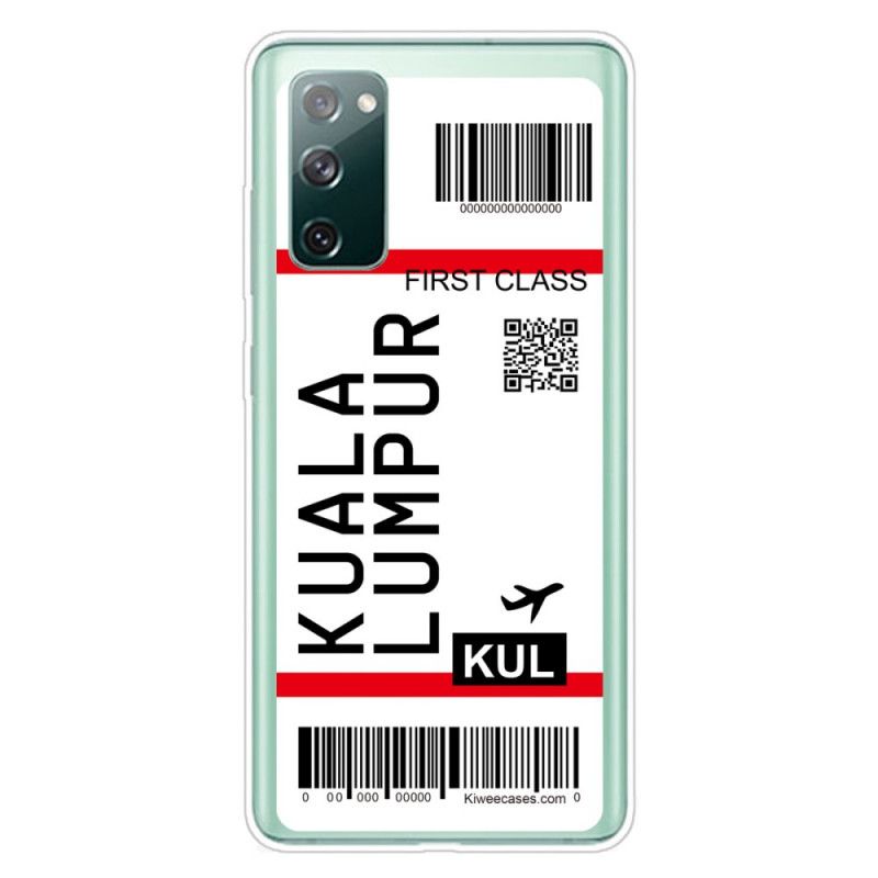 Skal Samsung Galaxy S20 FE Boardingkort Till Kuala Lumpur