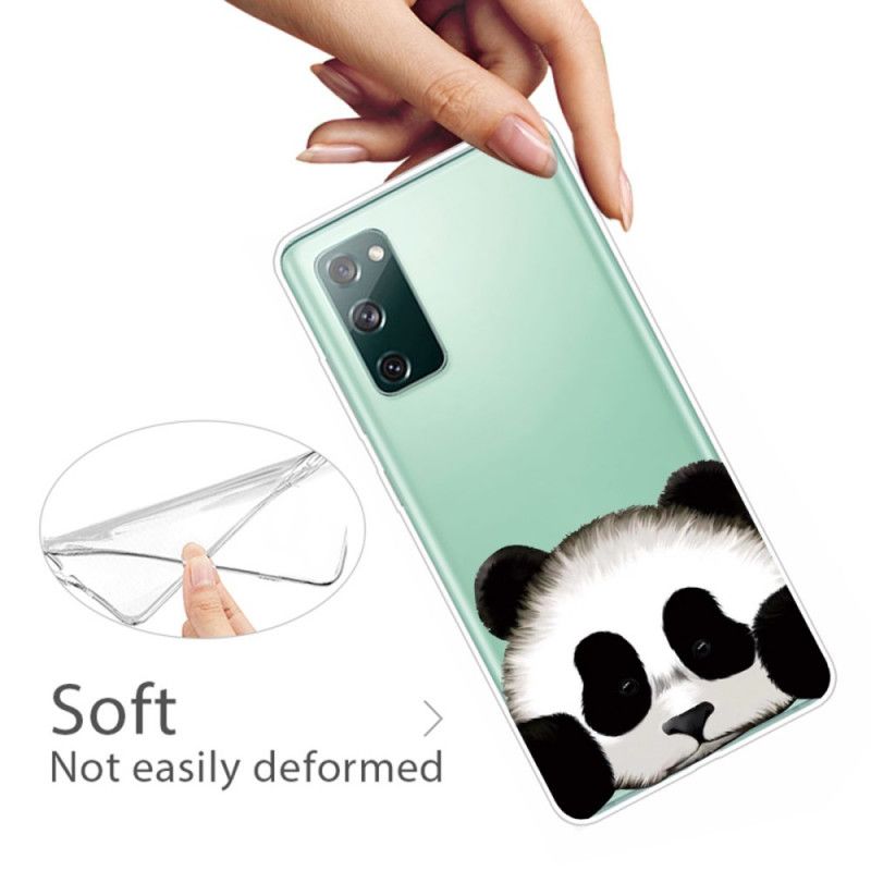 Skal Samsung Galaxy S20 FE Mobilskal Transparent Panda