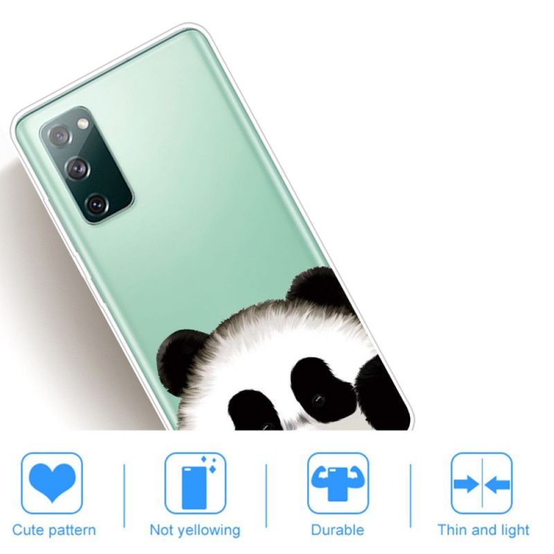 Skal Samsung Galaxy S20 FE Mobilskal Transparent Panda