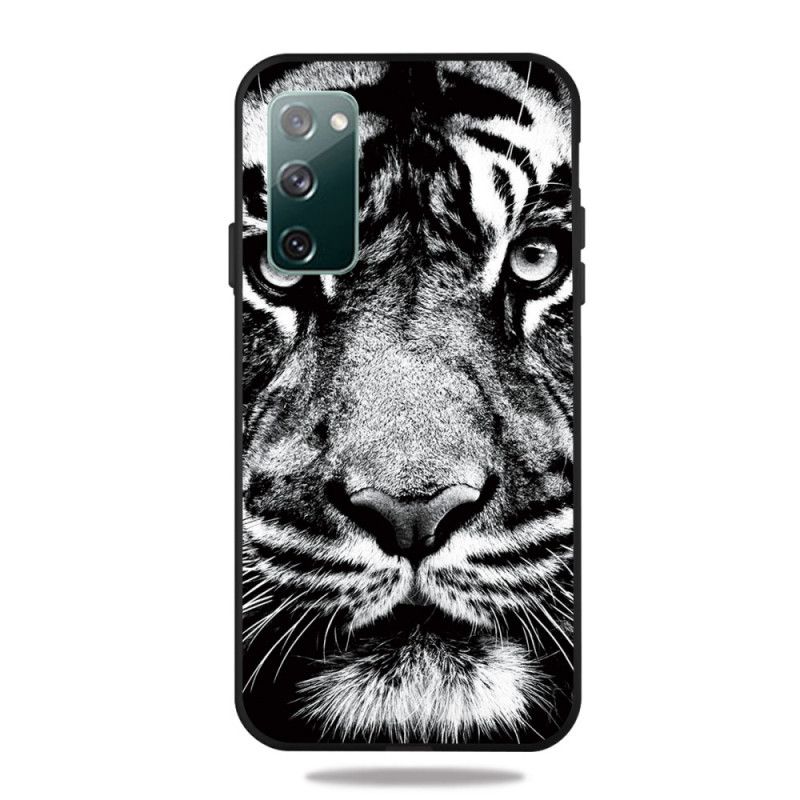 Skal Samsung Galaxy S20 FE Svartvit Tiger