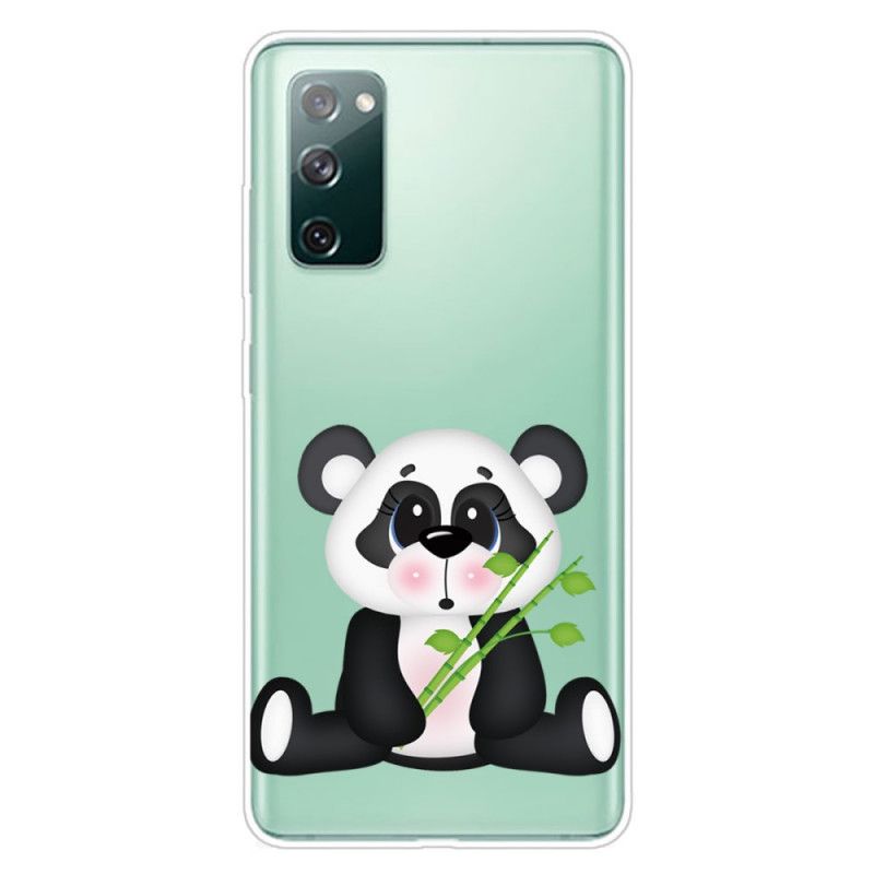 Skal Samsung Galaxy S20 FE Transparent Ledsen Panda