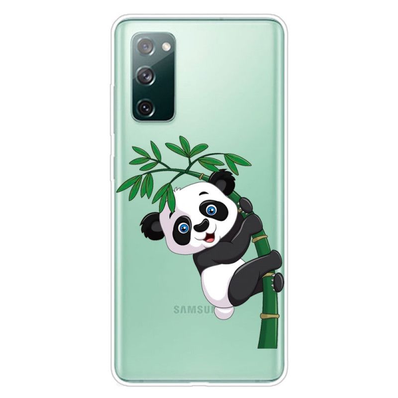 Skal Samsung Galaxy S20 FE Transparent Panda På Bambu