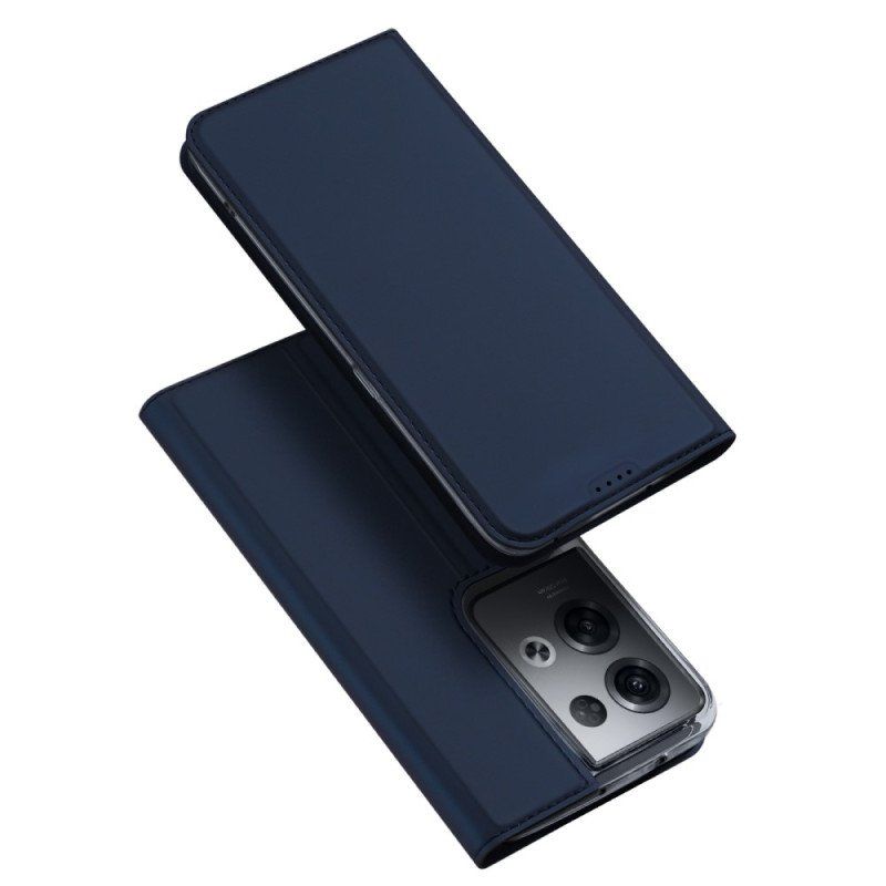 Folio-fodral Oppo Reno 8 Pro Läderfodral Skin Pro Dux Ducis