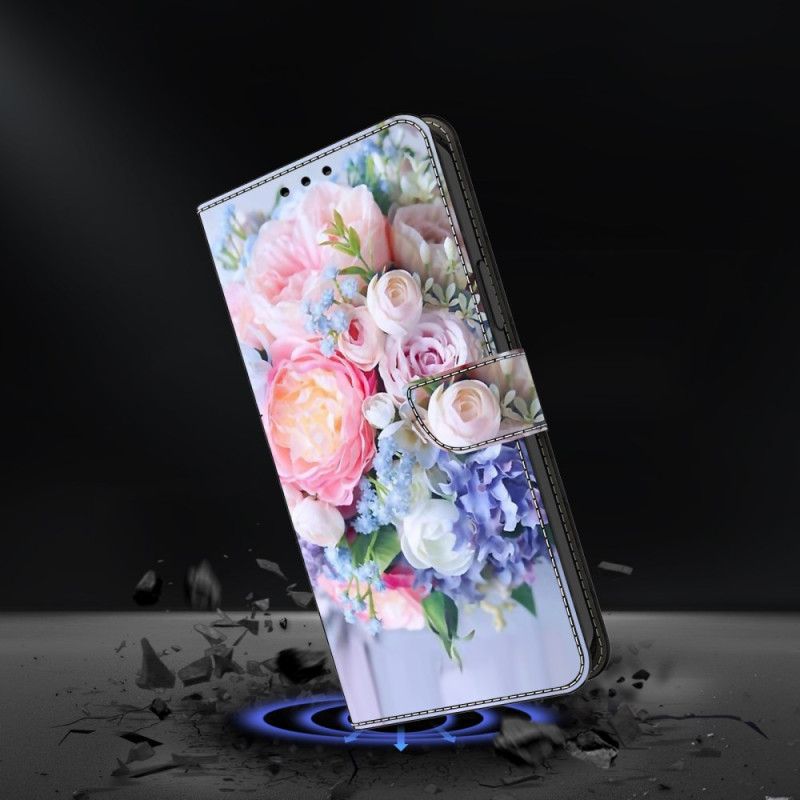 Fodral Oppo A98 5g Färgglada Blommor