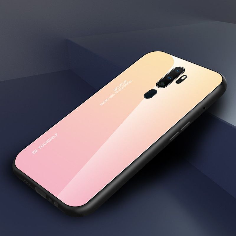 Skal Oppo A9 2020 Röd Galvaniserad Färg