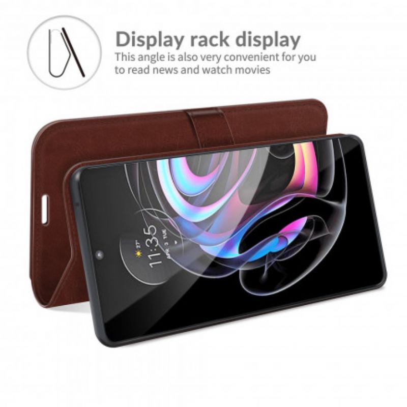 Fodral Motorola Edge 20 Lite Faux Leather Ultra