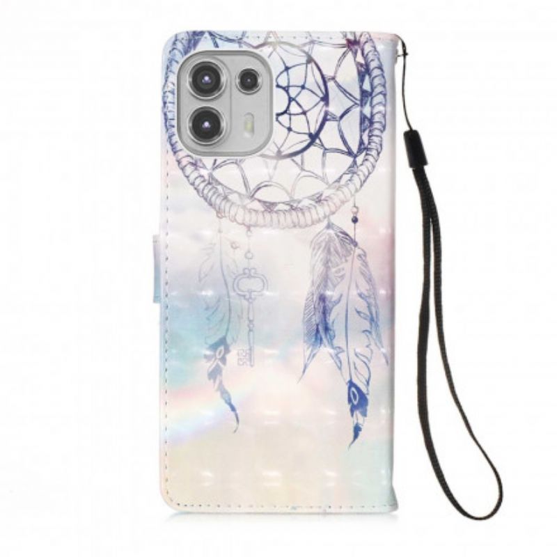 Fodral Motorola Edge 20 Lite Watercolor Dream Catcher