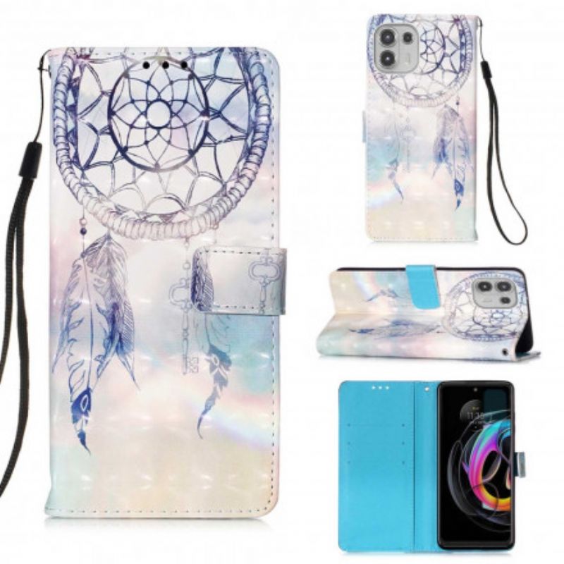 Fodral Motorola Edge 20 Lite Watercolor Dream Catcher