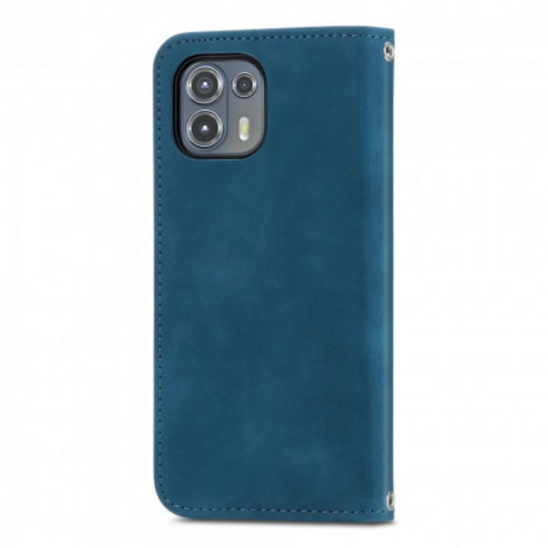 Folio-fodral Motorola Edge 20 Lite Skin-touch