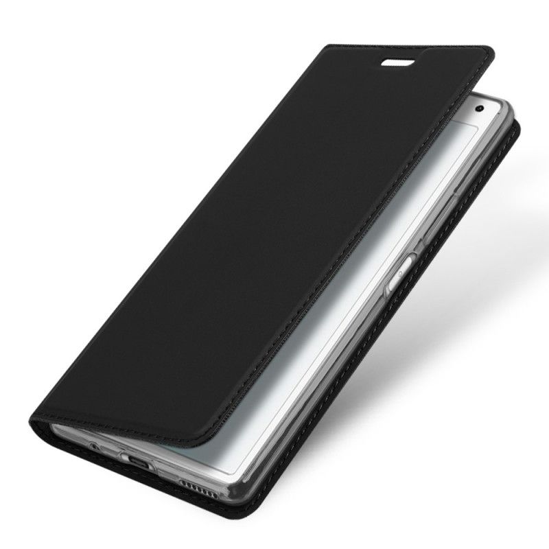 Folio-fodral Sony Xperia 8 Svart Dux Ducis Pro-Serie Hud