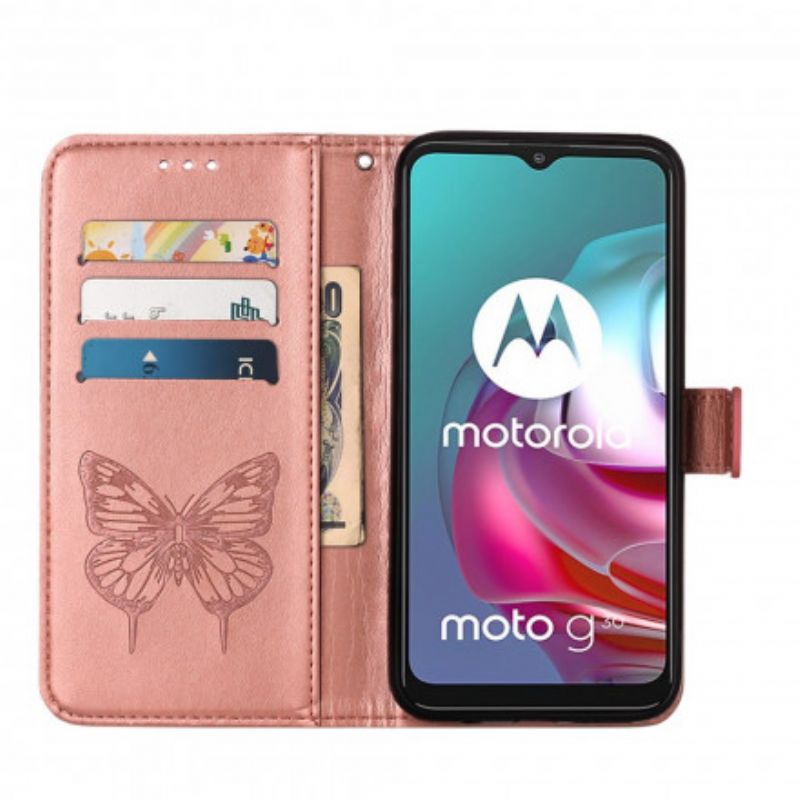 Fodral Moto G30 / G10 Butterfly Design