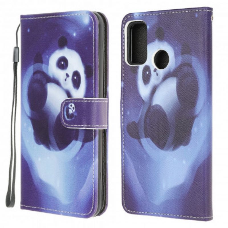 Fodral Moto G30 / G10 Panda Space Strappy