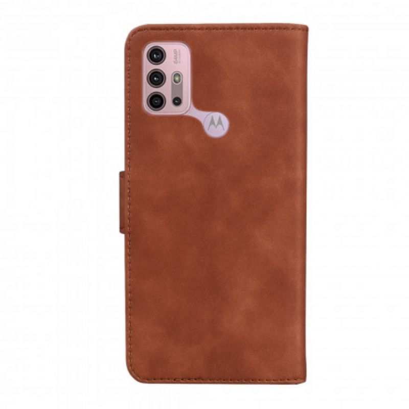 Fodral Moto G30 / G10 Style Leather Vintage Couture