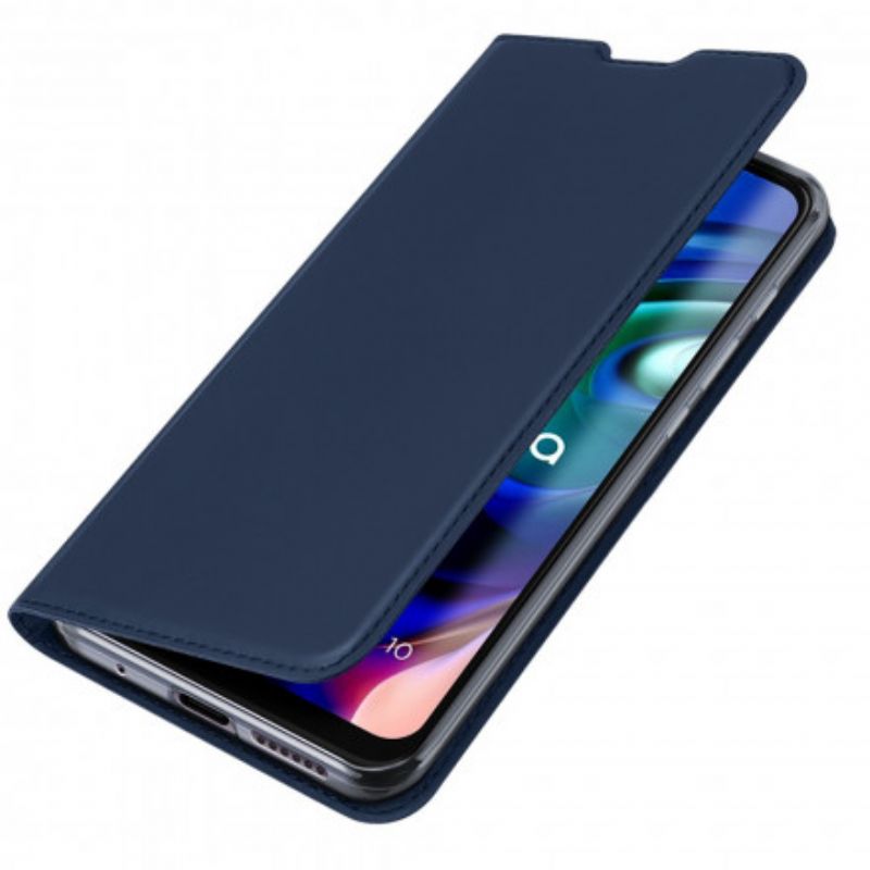 Folio-fodral För Moto G30 / G10 Skin Pro Dux Ducis