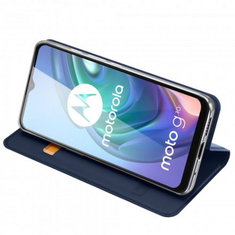 Folio-fodral För Moto G30 / G10 Skin Pro Dux Ducis