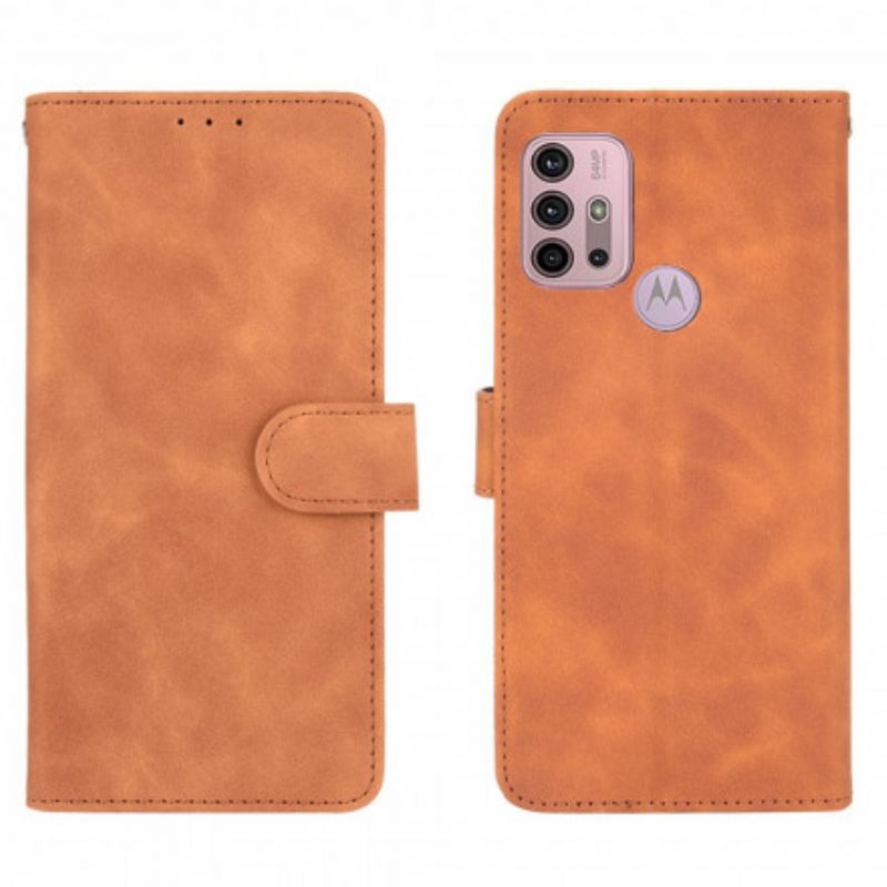 Läderfodral Moto G30 / G10 Telefonfodral Skin-touch