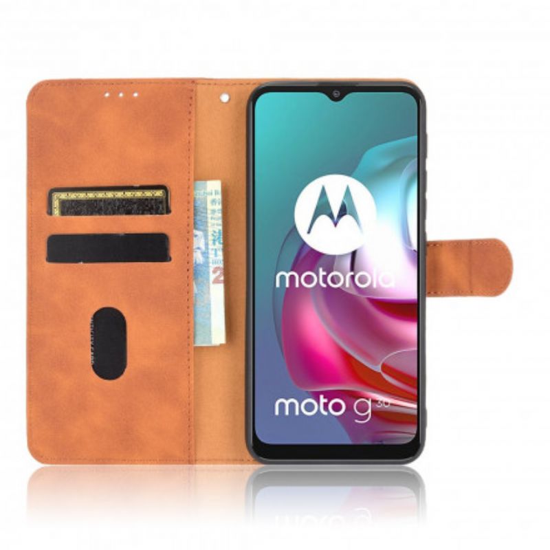 Läderfodral Moto G30 / G10 Telefonfodral Skin-touch