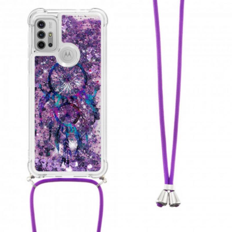 Skal Moto G30 / G10 Glitter Drawstring Dream Catcher