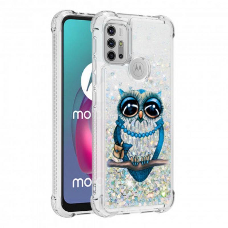 Skal Moto G30 / G10 Miss Glitter Owl