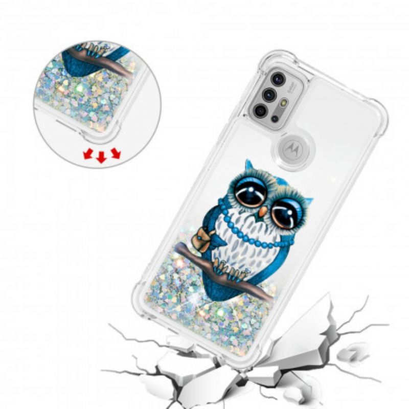 Skal Moto G30 / G10 Miss Glitter Owl