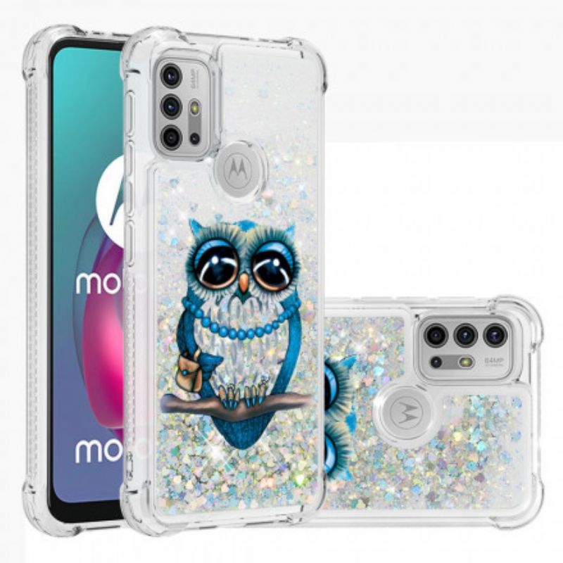 Skal Moto G30 / G10 Miss Glitter Owl