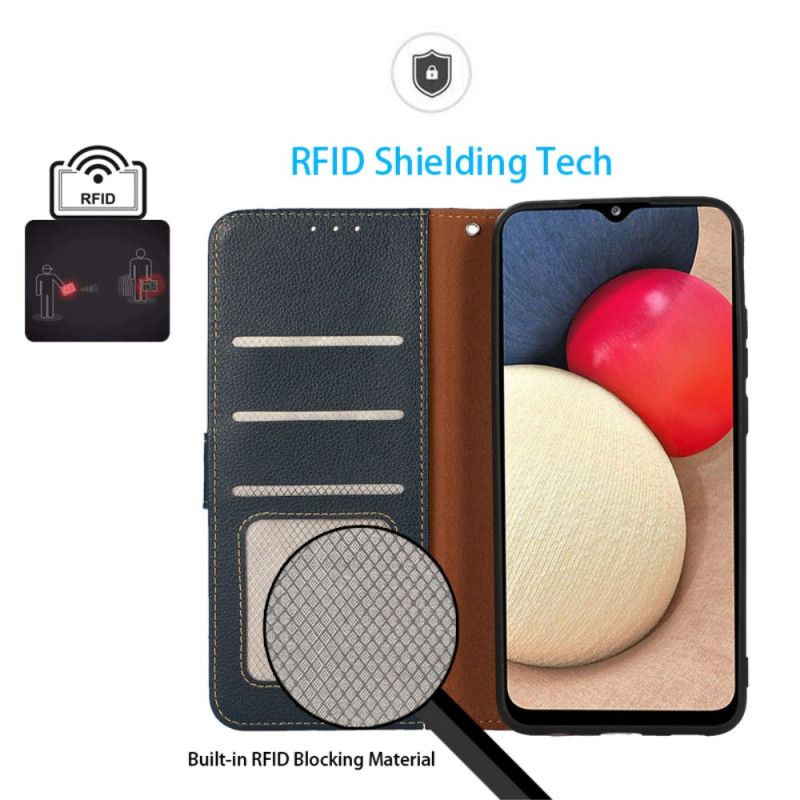 Fodral iPhone 16 Khazneh Bicolor Rfid-blockering