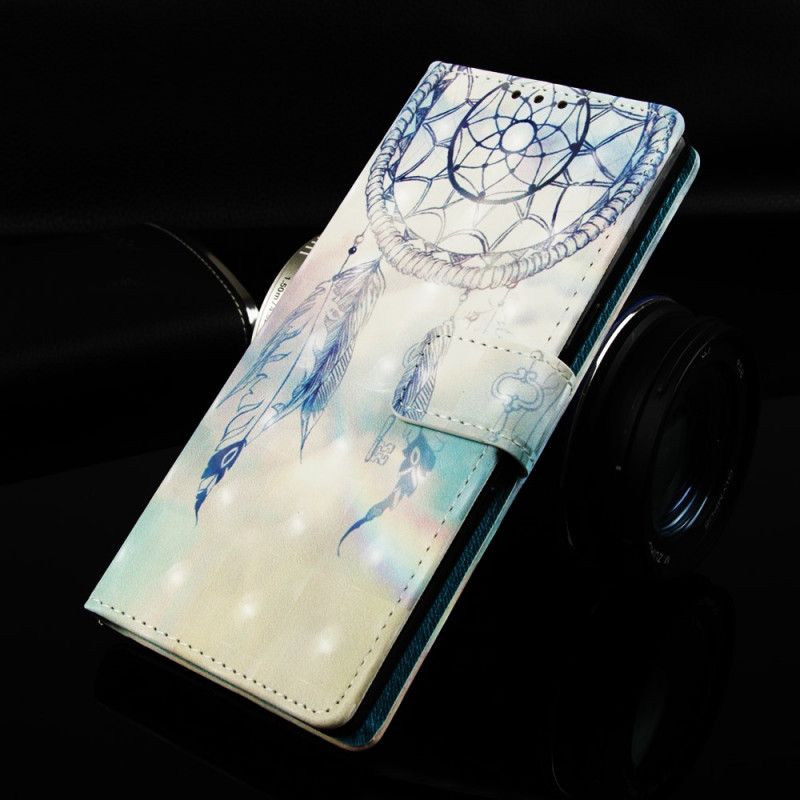 Fodral Samsung Galaxy Note 10 Plus Röd Akvarell Drömfångare