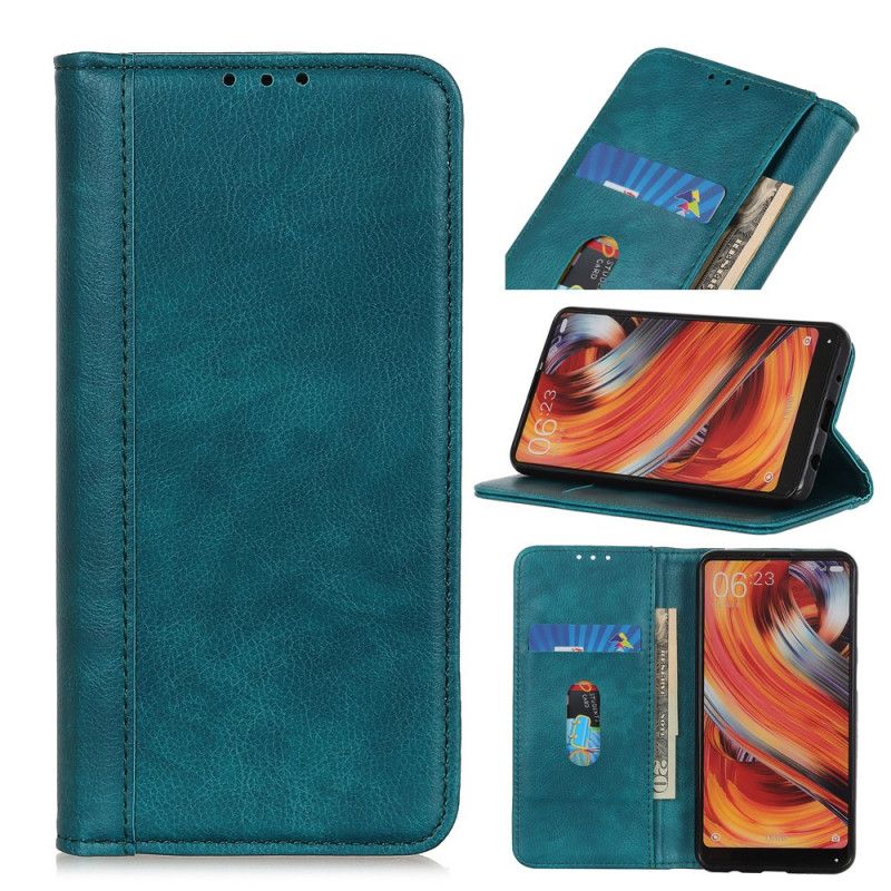 Folio-fodral Samsung Galaxy Note 10 Plus Svart Elegant Splitlitchiläder