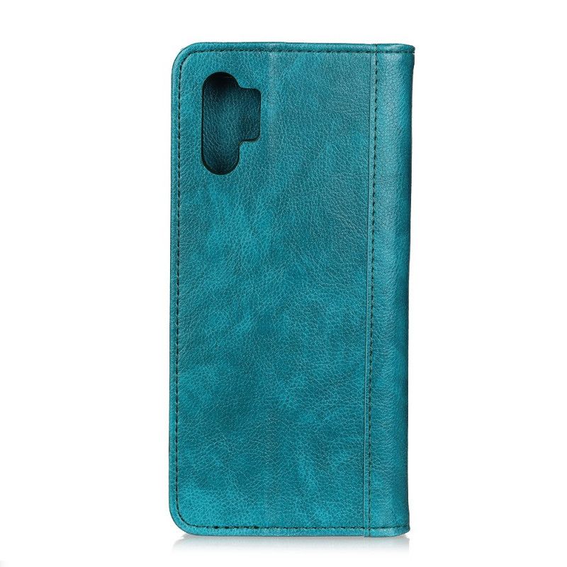 Folio-fodral Samsung Galaxy Note 10 Plus Svart Elegant Splitlitchiläder