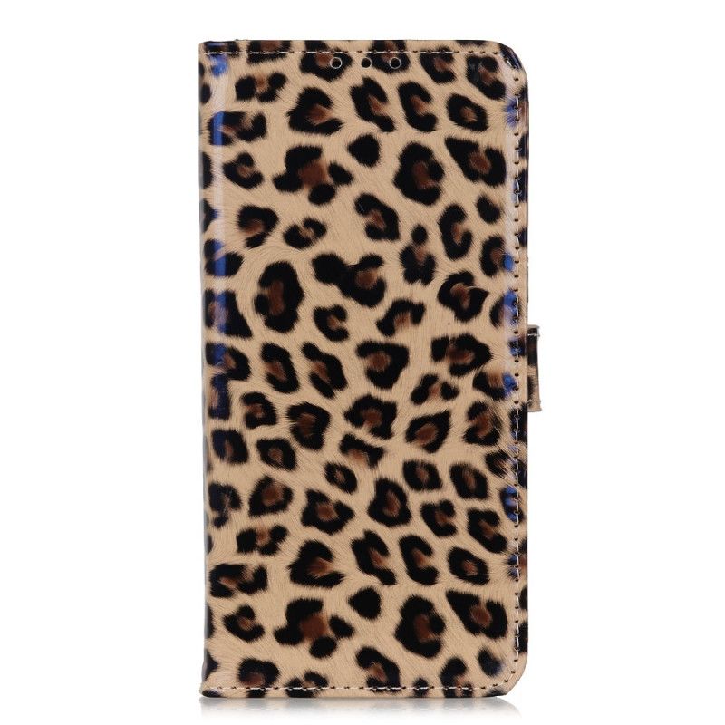Läderfodral Samsung Galaxy Note 10 Plus Mobilskal Leopard