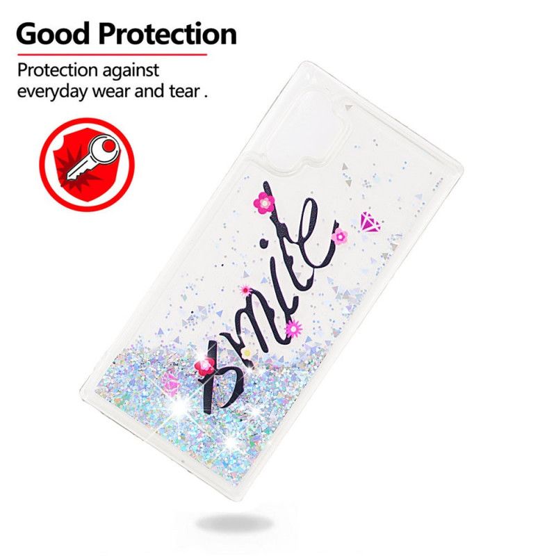 Skal Samsung Galaxy Note 10 Plus Mobilskal Leende Glitter