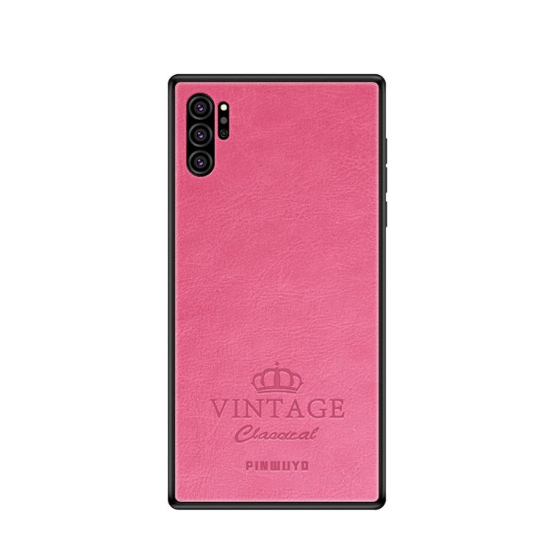 Skal Samsung Galaxy Note 10 Plus Svart Vintage Pinwuyo