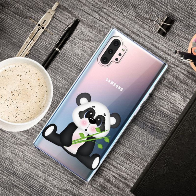 Skal Samsung Galaxy Note 10 Plus Transparent Ledsen Panda