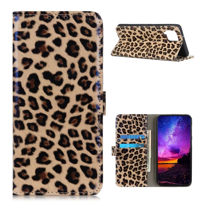 Fodral för Samsung Galaxy A12 Enkel Leopard