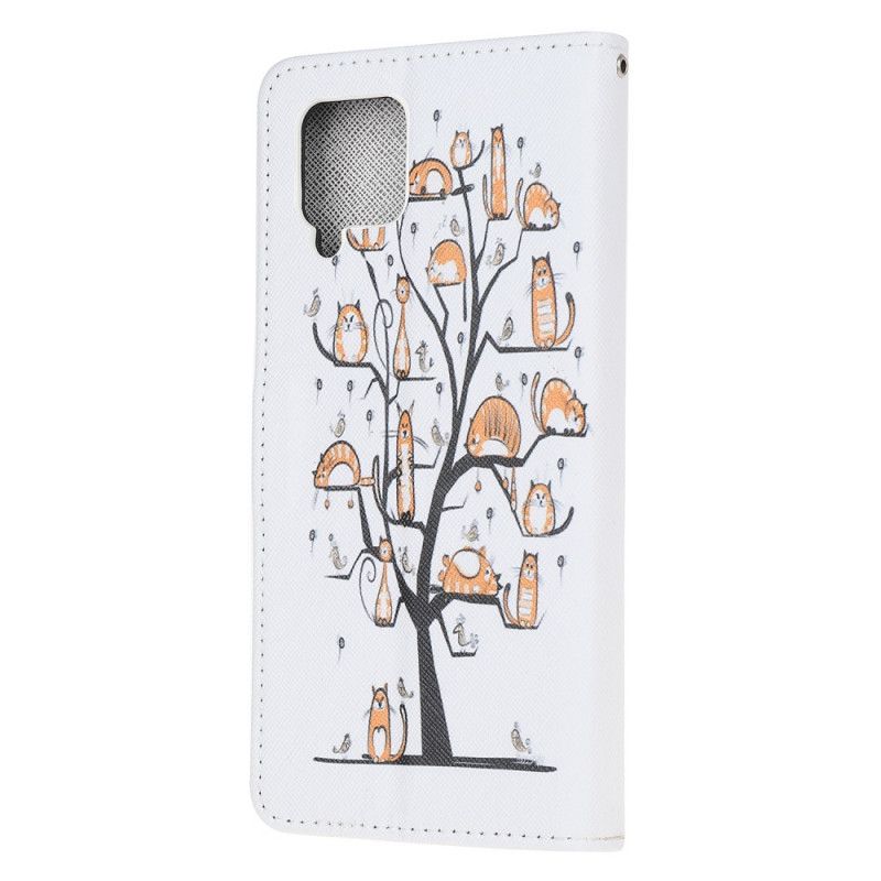 Fodral Samsung Galaxy A12 Funky Stringkatter