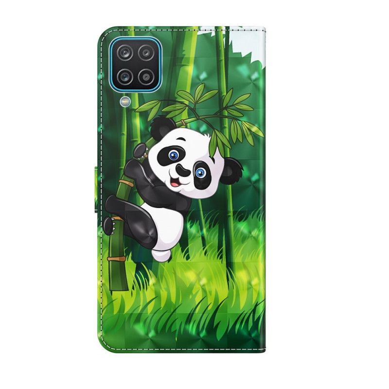 Fodral Samsung Galaxy A12 Panda Och Bambu