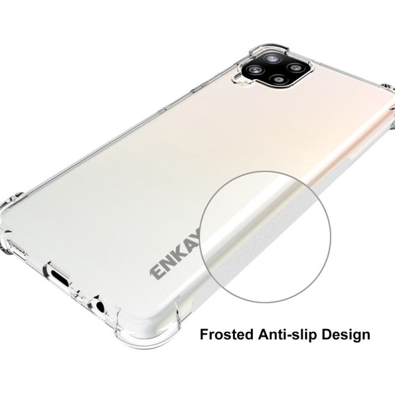 Skal för Samsung Galaxy A12 Transparent Enkay