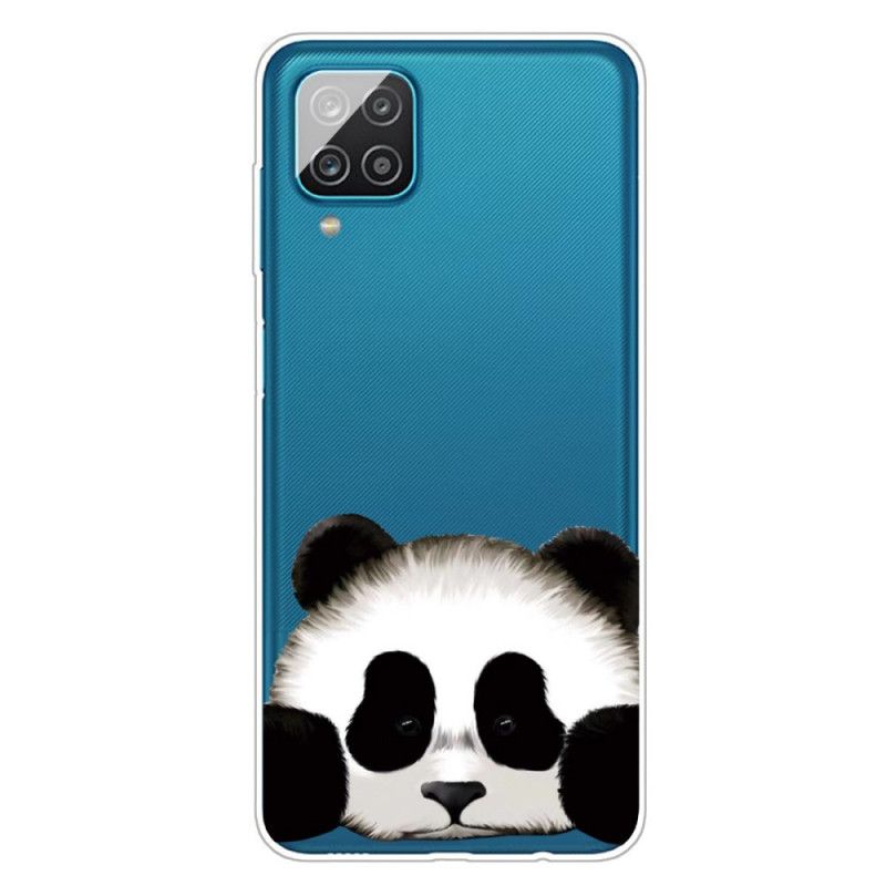 Skal för Samsung Galaxy A12 Transparent Panda