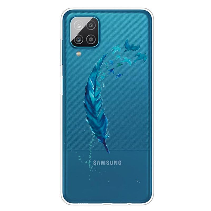 Skal Samsung Galaxy A12 Vacker Fjäder