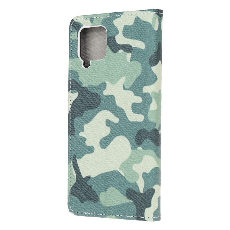 Skyddsfodral Samsung Galaxy A12 Militär Kamouflage