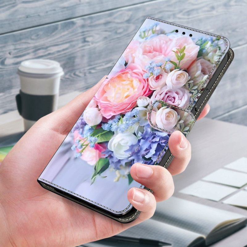 Fodral Samsung Galaxy A55 5g Färgglada Blommor