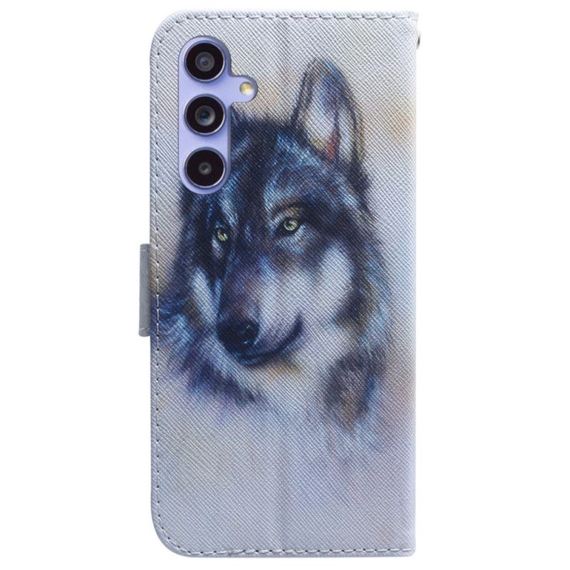 Fodral Samsung Galaxy A55 5g Wolf Akvarell